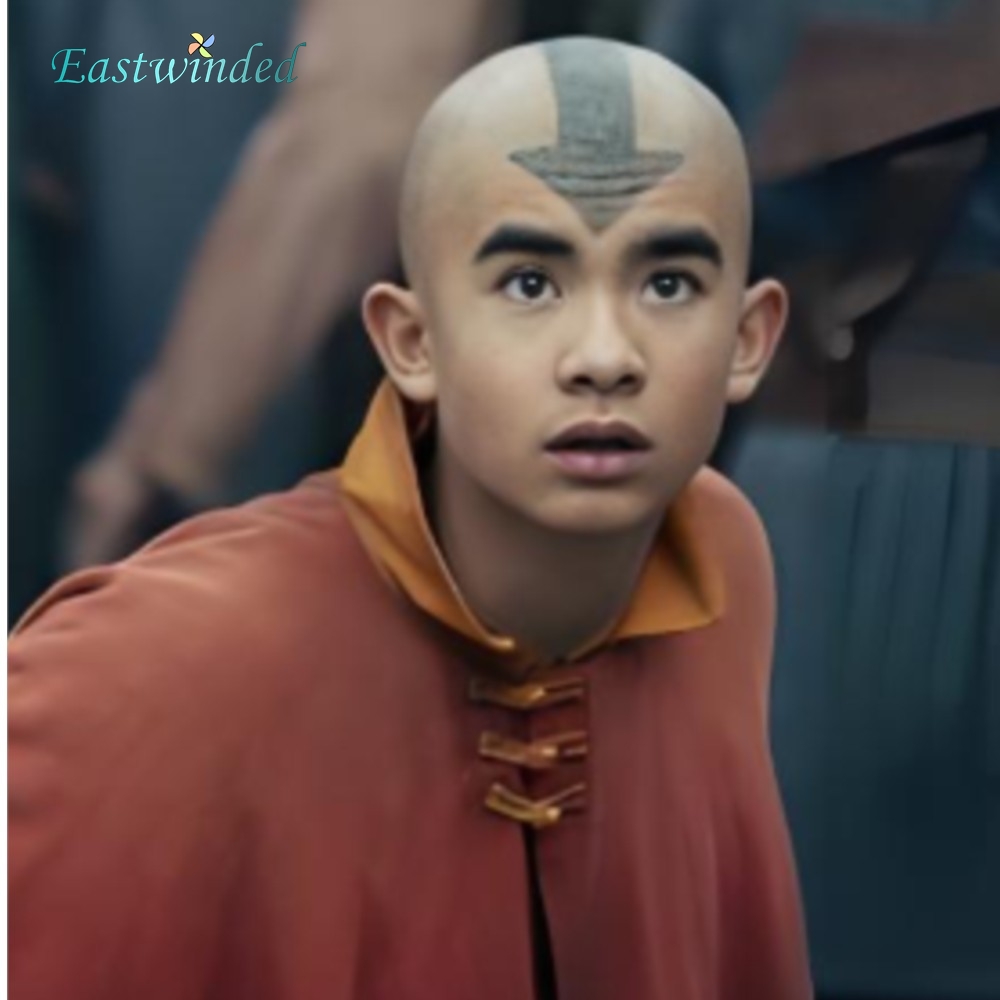 Cosplay Avatar Anime - 마지막 코스프레 에어벤더 아앙의 아바타 얼굴