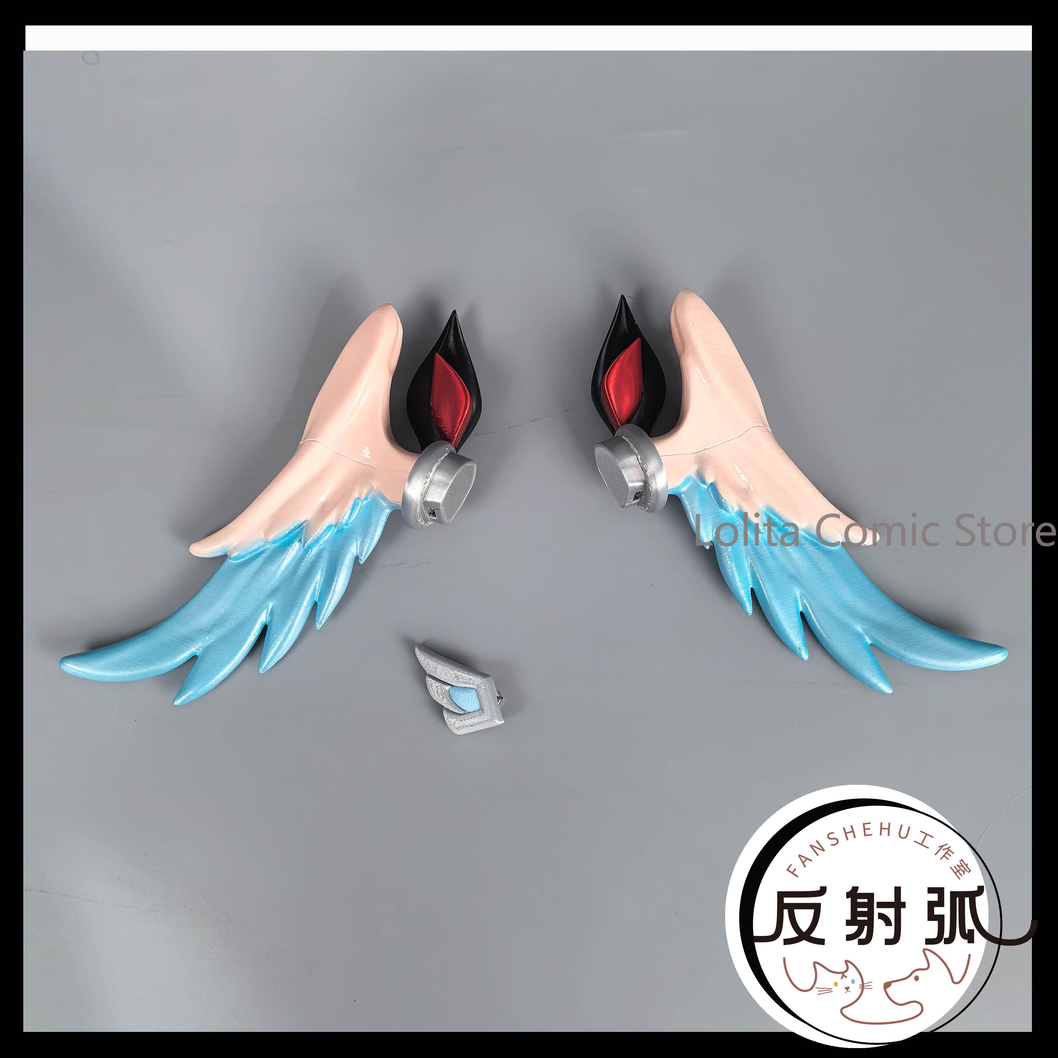Anime Cosplay Girl - 애니메이션 Genshin Impact Linnea 윙 헤드웨어