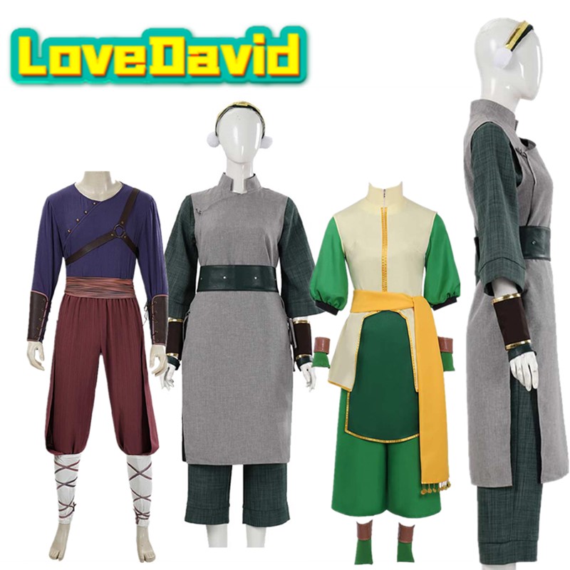 Cosplay Avatar Anime - Toph Beifong 코스프레 Zuko 의상 아바타