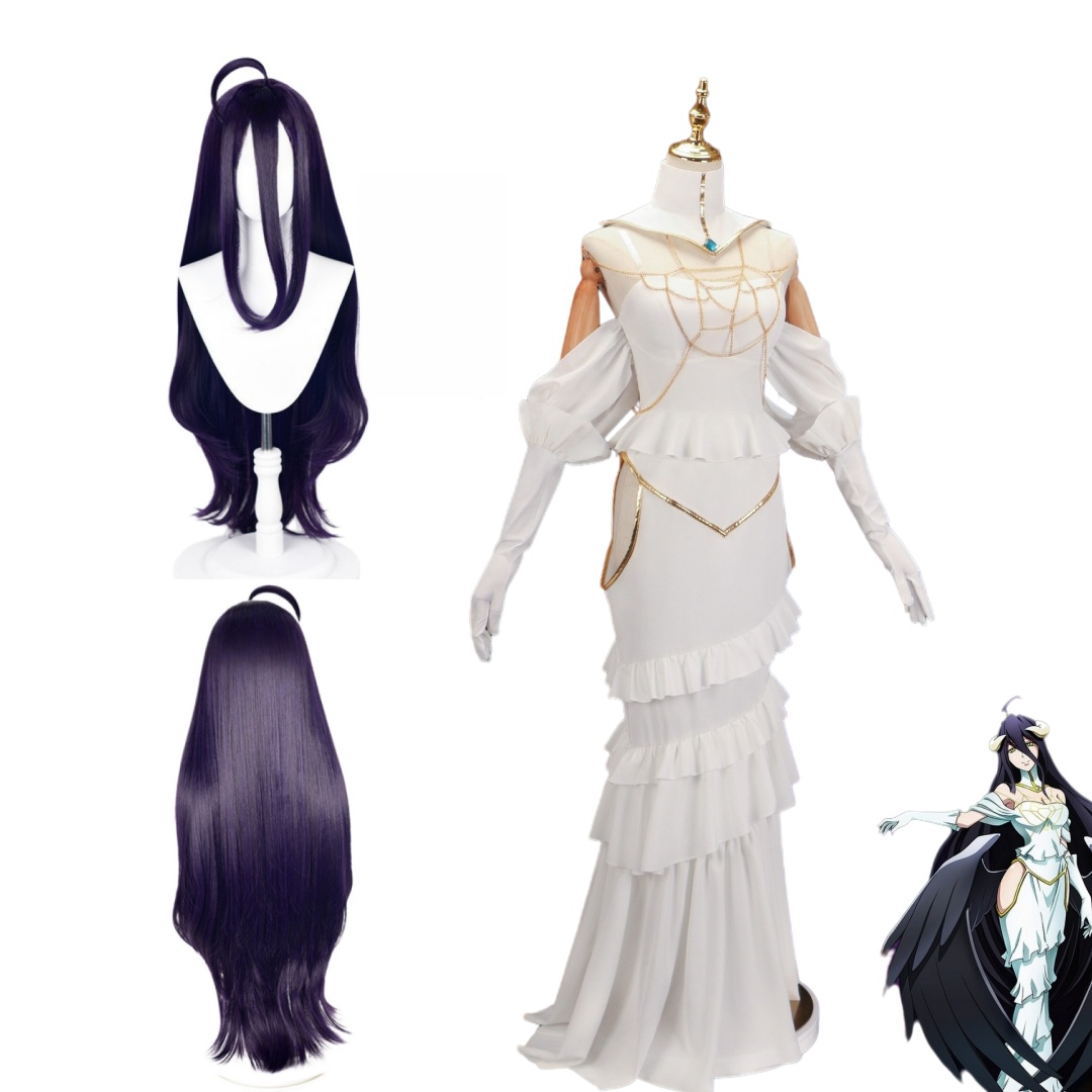 Anime Cosplay Albedo - 오버로드 아루베도 순백악마 알베도 코스프레 의상