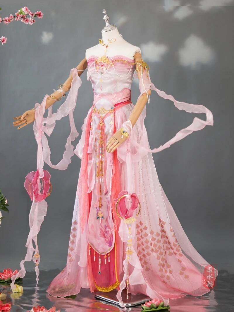 Anime Cosplay Pink - Qixiu Eastward Empyrean Legend: 홍후이 시스터