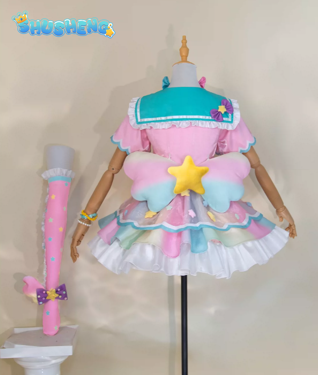 Anime Cosplay Pink - 애니메이션 아이돌 타임 프리파라 유메카와 유이