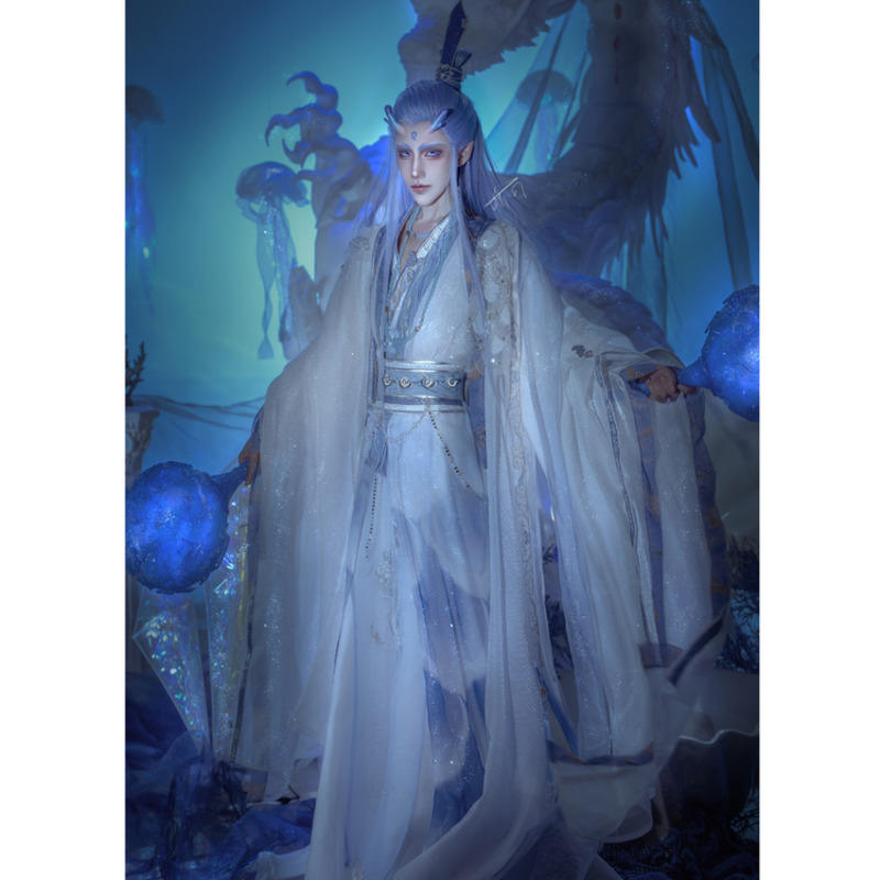 Quality Anime Cosplay - 네자 아오빙 코스프레 의상 한복 유니폼