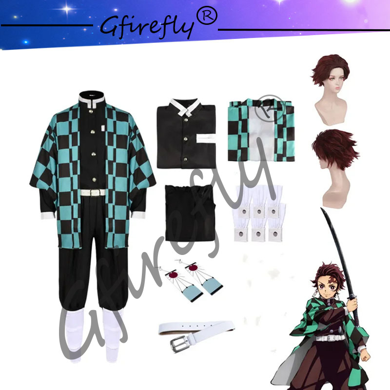 카마도 탄지로 코스프레 코스튬, 카타나 검 소품 마스크 - Anime Cosplay Sword 리뷰 및 가격