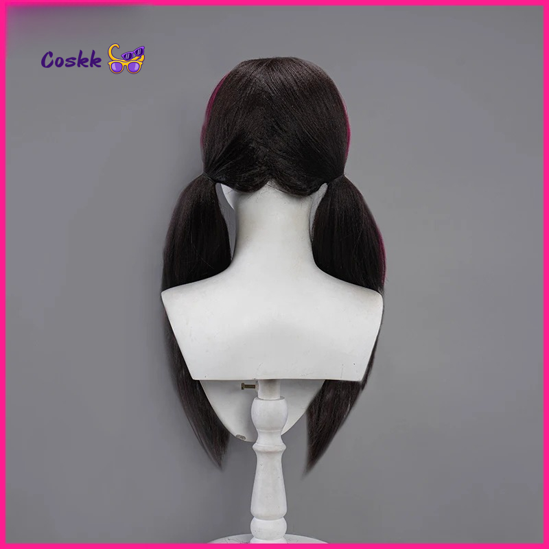 드라큘라우라 코스프레 가발 긴 머리 60CM 길이 블랙 - Anime Cosplay Pink 리뷰 및 가격