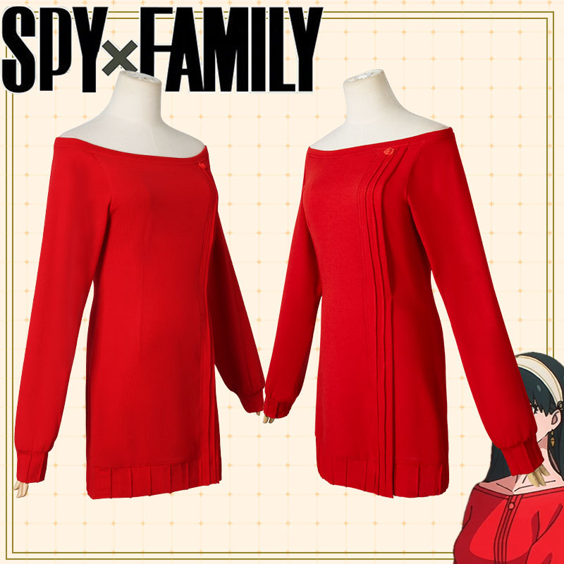 스파이 x 패밀리 요르 포저 코스프레 의상 레드 홈웨어 - Spy Family Outfit 리뷰 및 가격