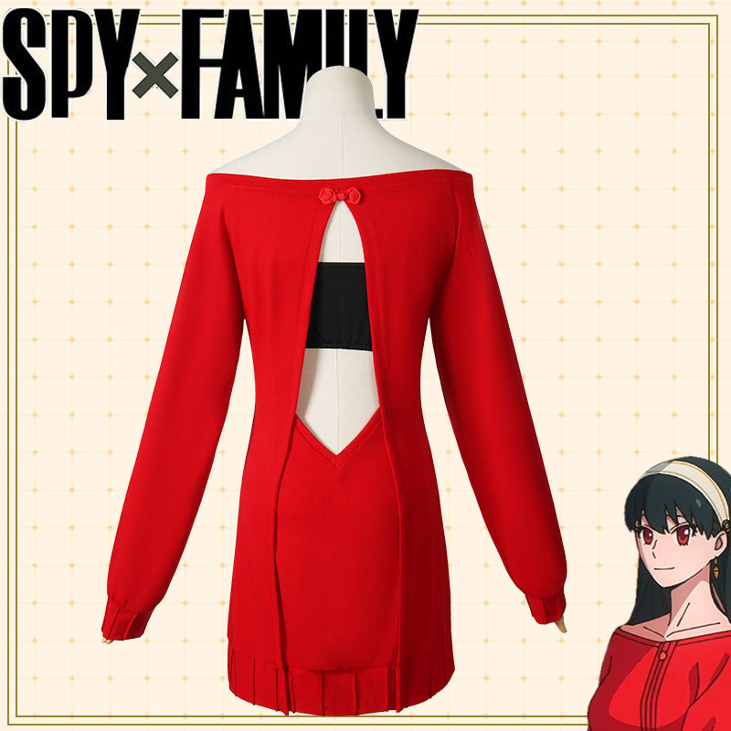 스파이 x 패밀리 요르 포저 코스프레 의상 레드 홈웨어 - Spy Family Outfit 리뷰 및 가격