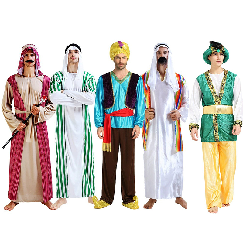 남성 코스프레 알라딘 램프 지니 중동 로브 목자 의상  - Anime Cosplay India 리뷰 및 가격