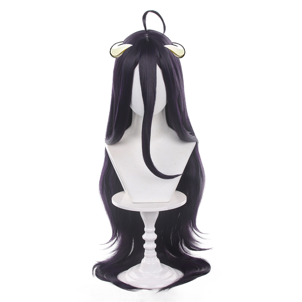 알베도 100cm 롱 스트레이트 코스프레 가발, 여성용 - Anime Cosplay Albedo 리뷰 및 가격