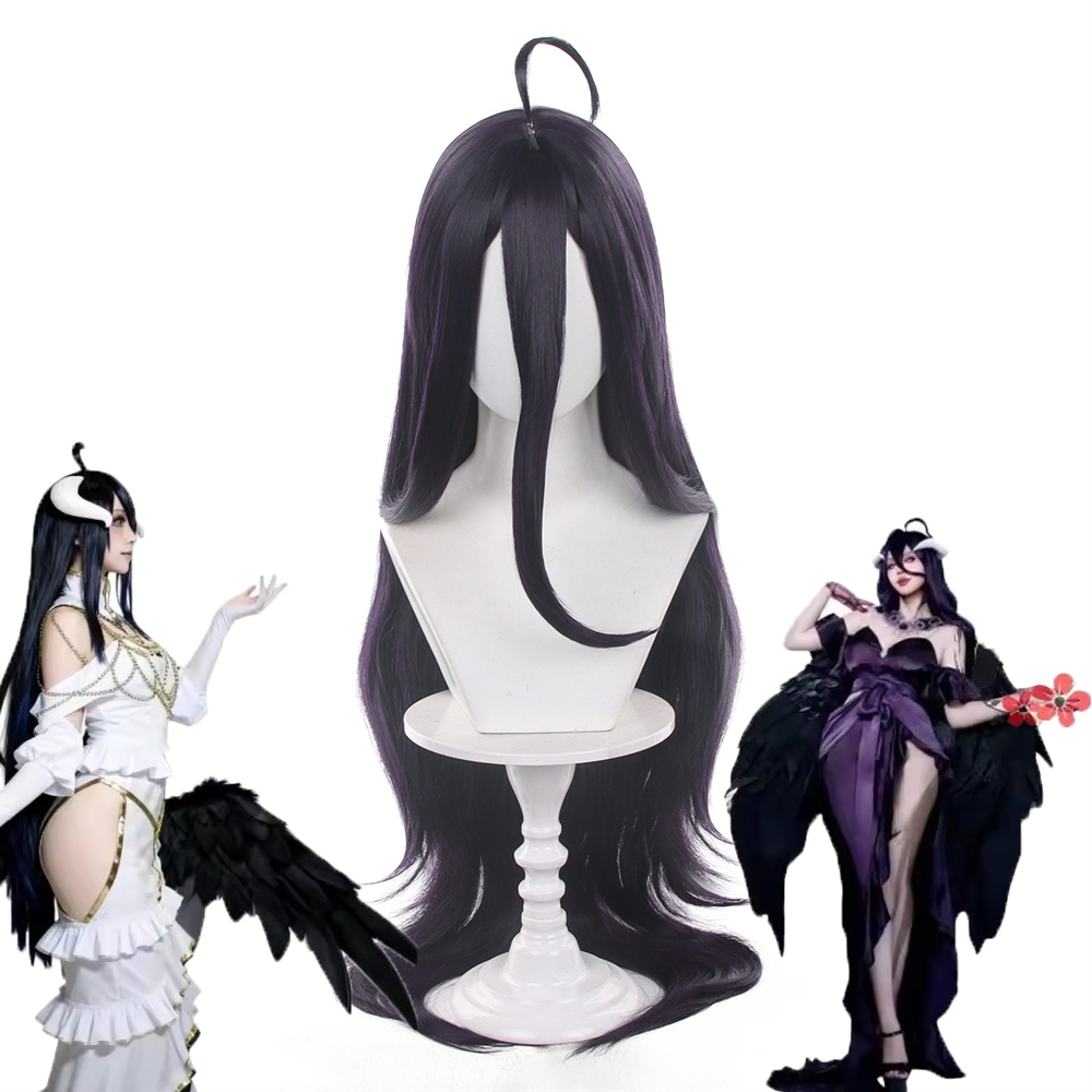 알베도 100cm 롱 스트레이트 코스프레 가발, 여성용 - Anime Cosplay Albedo 리뷰 및 가격