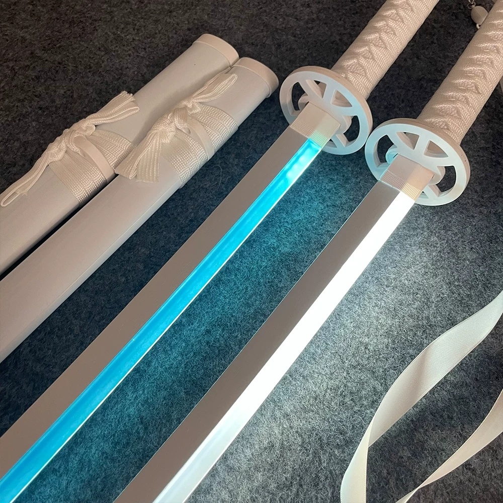 40인치 글로우 블리치 카타나 LED 라이트 세이버 애 - Anime Cosplay Real 리뷰 및 가격