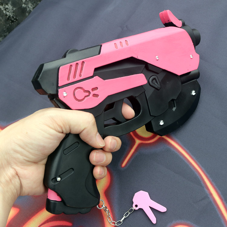 실제 크기 D.Va 권총 무기, 하나 송 오버워치 코스 - Anime Cosplay Real 리뷰 및 가격