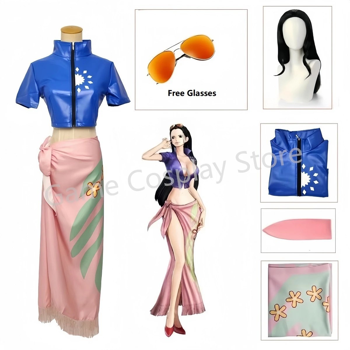 니코 로빈 코스프레 의상 드레스 복장 애니메이션 의상  - Anime Cosplay Yor 리뷰 및 가격