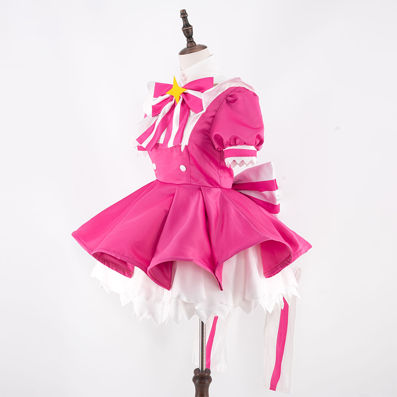 미쿠 리트라이 나우 코스프레 의상 카니발 슈트 핑크 드 - Anime Cosplay Pink 리뷰 및 가격