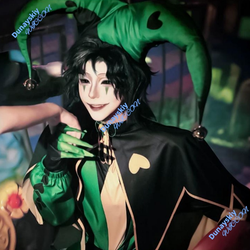 남성용 프릭 서커스 피에로 광대 코스프레 의상 호러 할 - Anime Cosplay Expo 2025 리뷰 및 가격