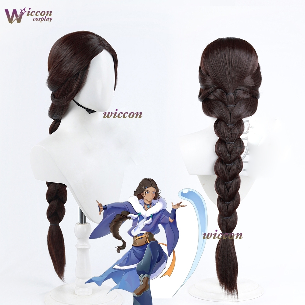 코스프레용 애니메이션 아바타 캐타라의 긴 짙은 갈색 땋 - Cosplay Avatar Anime 리뷰 및 가격
