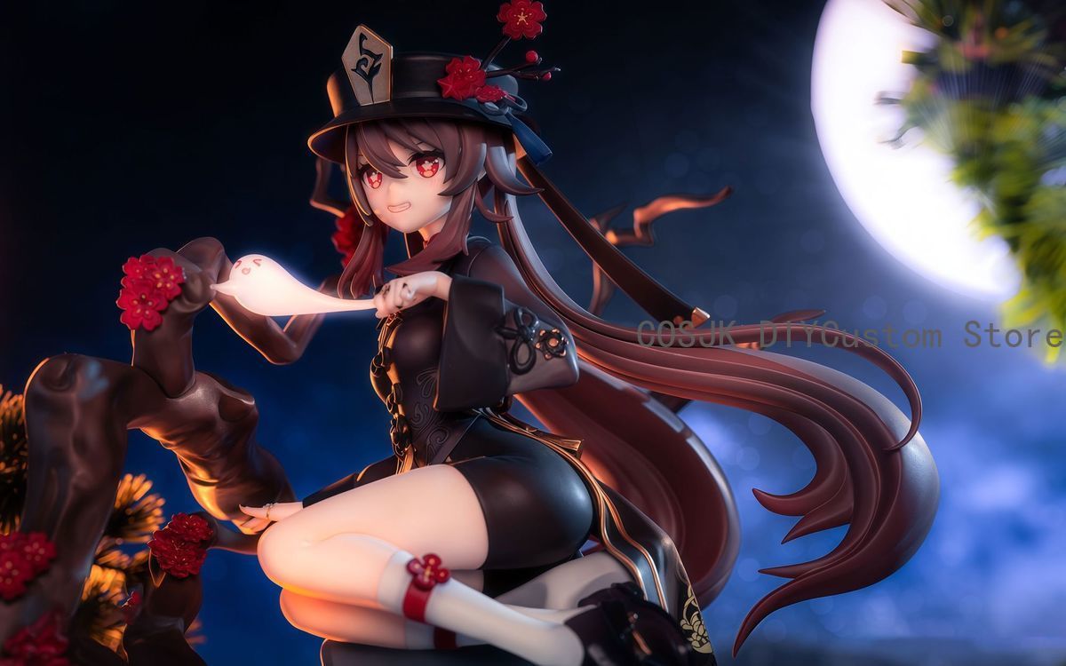 게임 Genshin Impact Hu Tao 귀여운 소 - Anime Cosplay Girl 리뷰 및 가격