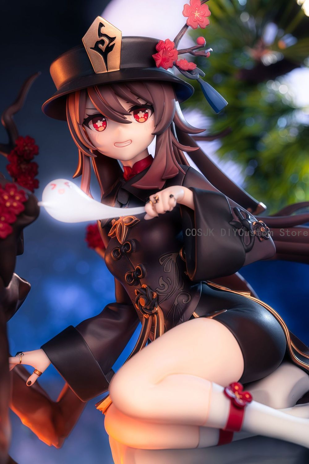 게임 Genshin Impact Hu Tao 귀여운 소 - Anime Cosplay Girl 리뷰 및 가격