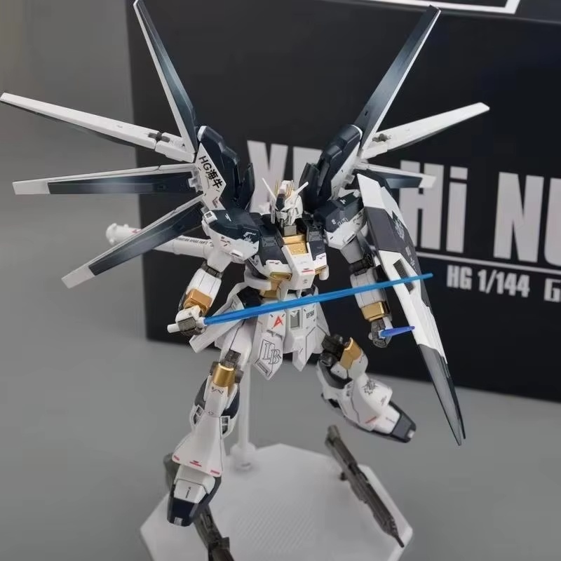 하이-ν 하이 누 GPB 컬러 HG 1/144 스케치, - Bandai Gundam Hg 리뷰 및 가격