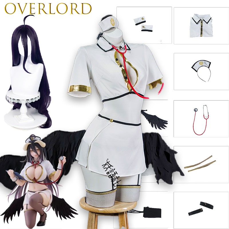 오버로드 알베도 간호사 코스프레 의상 애니메이션 게임  - Anime Cosplay Albedo 리뷰 및 가격