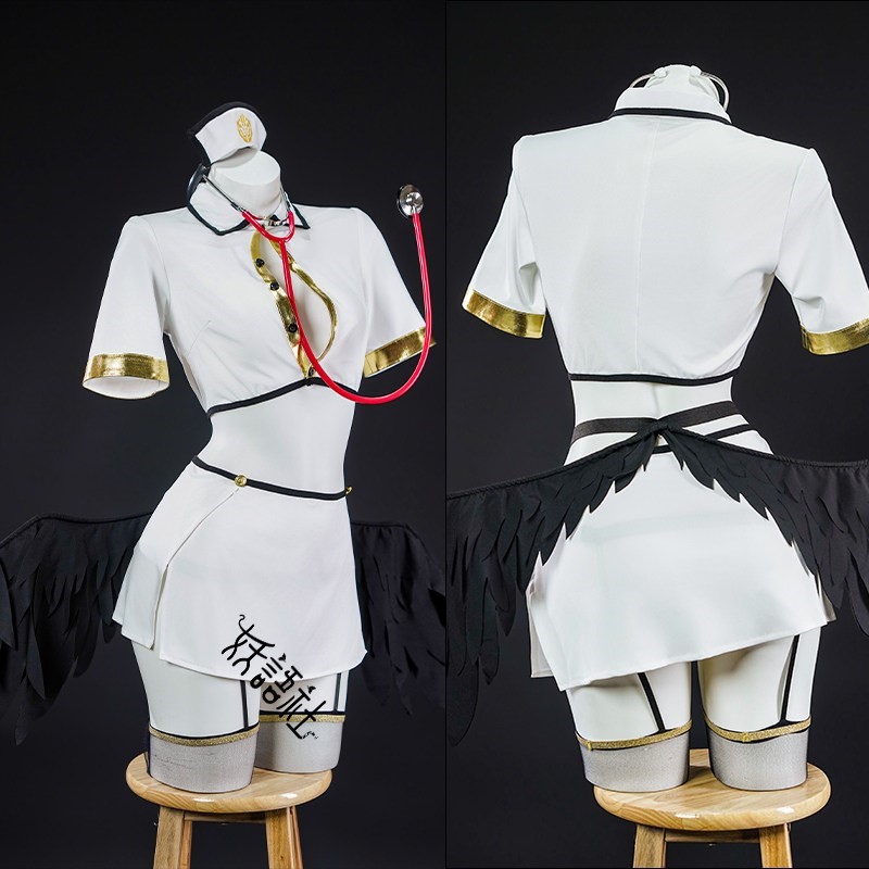 오버로드 알베도 간호사 코스프레 의상 애니메이션 게임  - Anime Cosplay Albedo 리뷰 및 가격