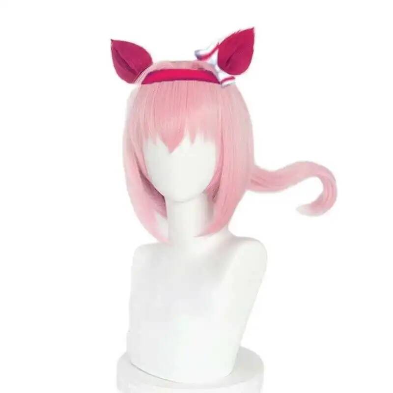 Uma Musume Haru Urara 코스프레 가발  - Anime Cosplay Pink 리뷰 및 가격