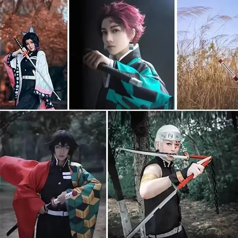 41in/104cm 악마 슬레이어 Katana 애니메이 - Anime Cosplay Real 리뷰 및 가격