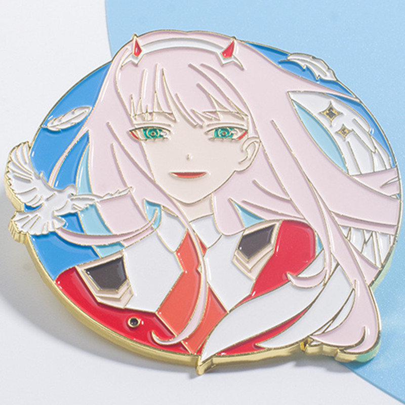 FRANXX Zero Two 배지 코스프레 의상 액세서 - Anime Cosplay Zero Two 리뷰 및 가격